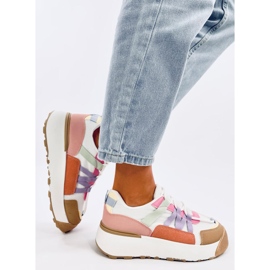 Scarpe da ginnastica Vince Color Mix da donna bianco 2