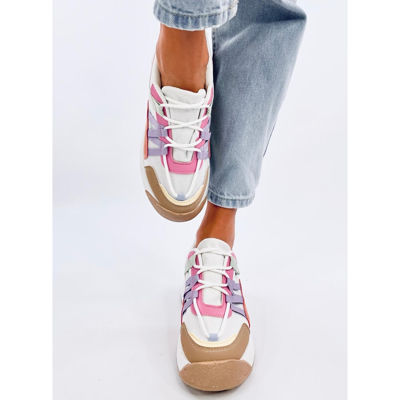 Scarpe da ginnastica Vince Color Mix da donna bianca 1