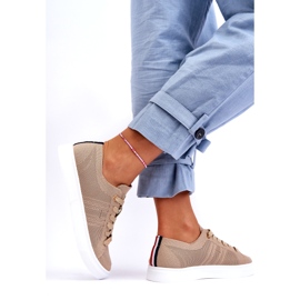 Sneakers stringate da donna Beige Etna 7