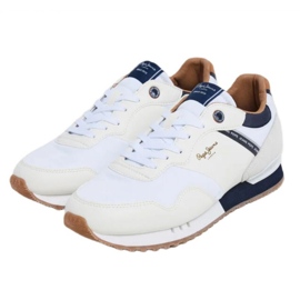 Scarpe Pepe Jeans London Court M PMS40002 bianco 1