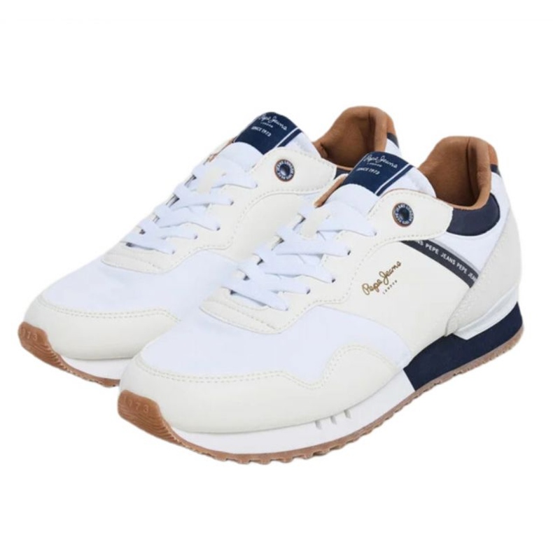 Scarpe Pepe Jeans London Court M PMS40002 bianco 1