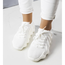 Sneakers ariose bianche di Muriel bianca 1