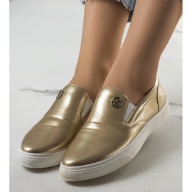 Scarpe da ginnastica Slip On Taastru dorate d'oro 1