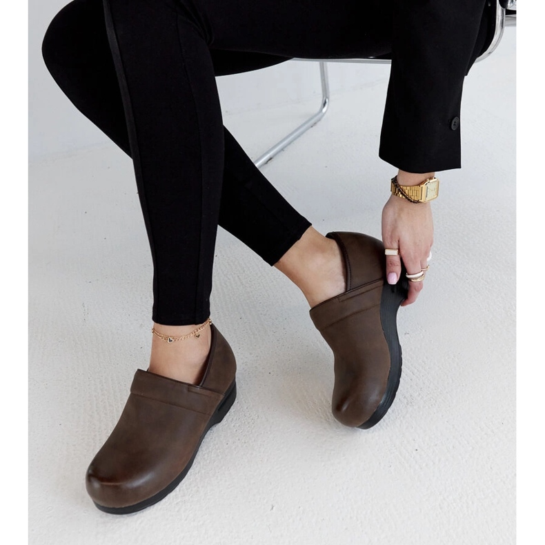 Scarpe con plateau Montoro marroni marrone 1
