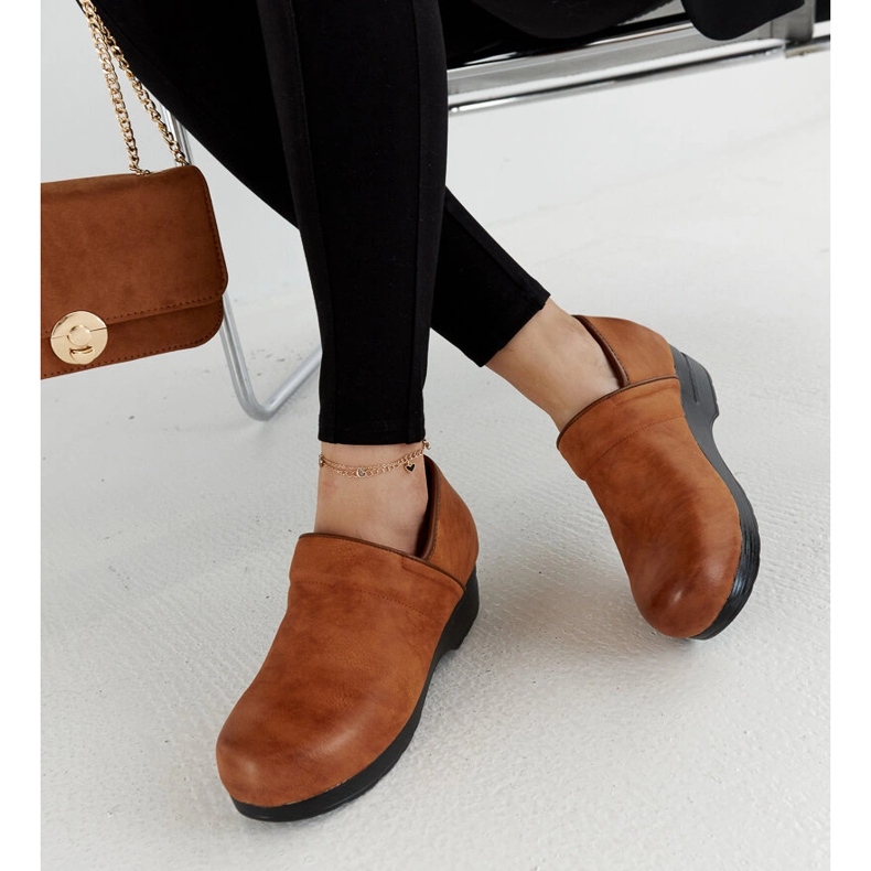Scarpe con plateau Montoro marroni marrone 1