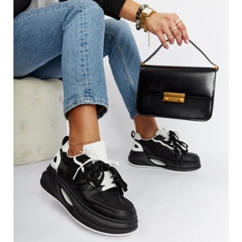 Sneakers Galdino bianche e nere nero 2