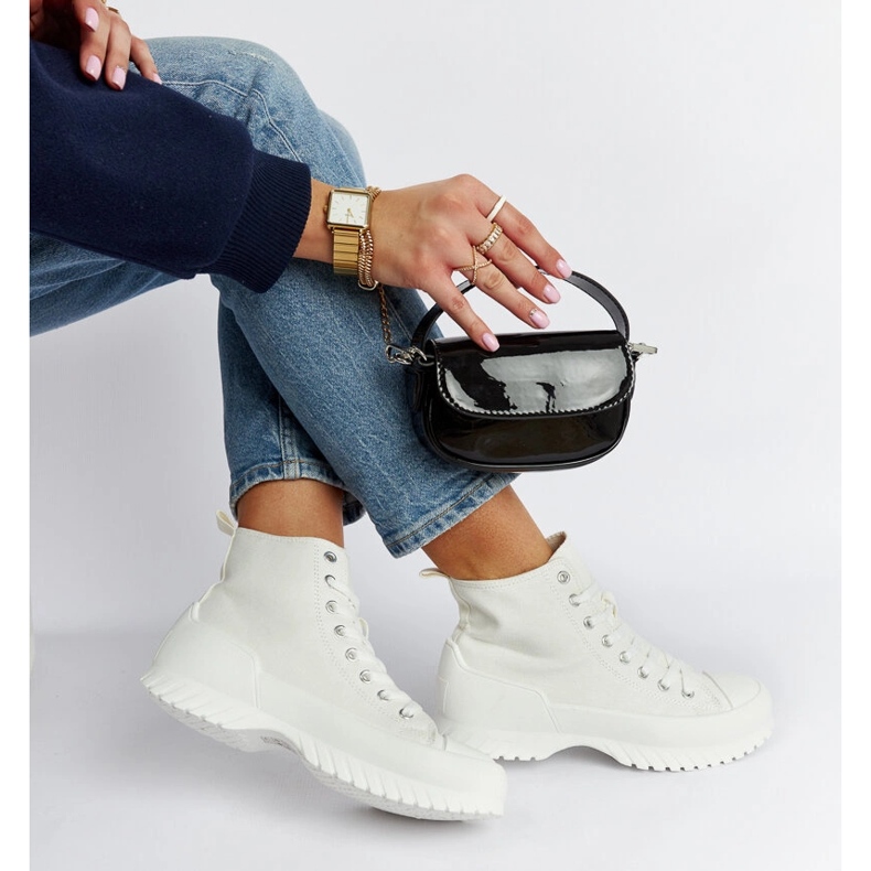 Sneakers alte Ronchis bianche bianco 1