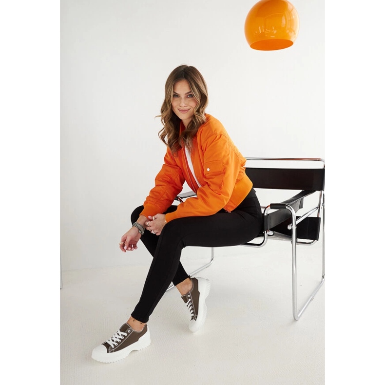 Sneaker Monteleone con plateau verde 1