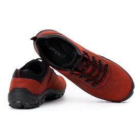 Kampol Scarpe trekking uomo 36 rosse rosso 3