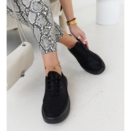 Scarpe da ginnastica nere con plateau Lori nero 1