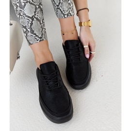Scarpe da ginnastica nere con plateau Lori nero 2