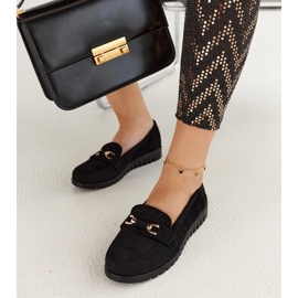 Mocassini Prussia in camoscio nero 1