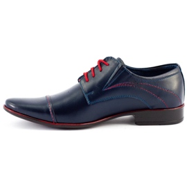 Olivier Scarpe formali da uomo 238 blu navy 1