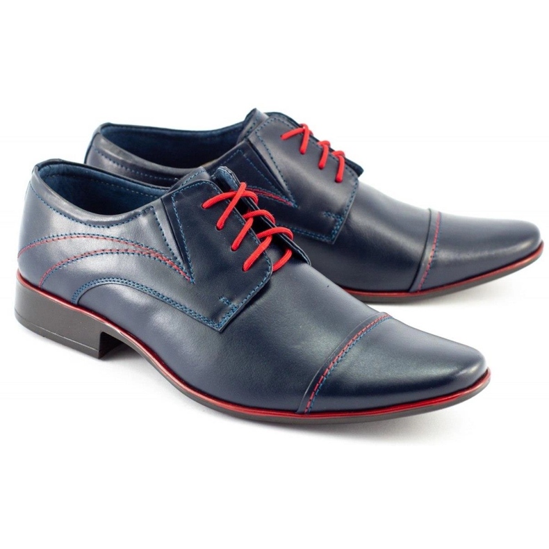 Olivier Scarpe formali da uomo 238 blu navy 2