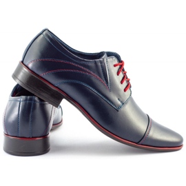 Olivier Scarpe formali da uomo 238 blu navy 3