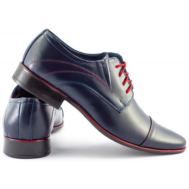 Olivier Scarpe formali da uomo 238 blu navy 3