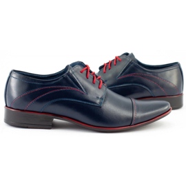 Olivier Scarpe formali da uomo 238 blu navy 4