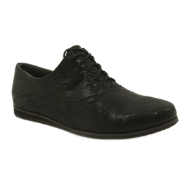 Scarpe nere di Angello Scarpe da donna legate in pois 303 nero 1