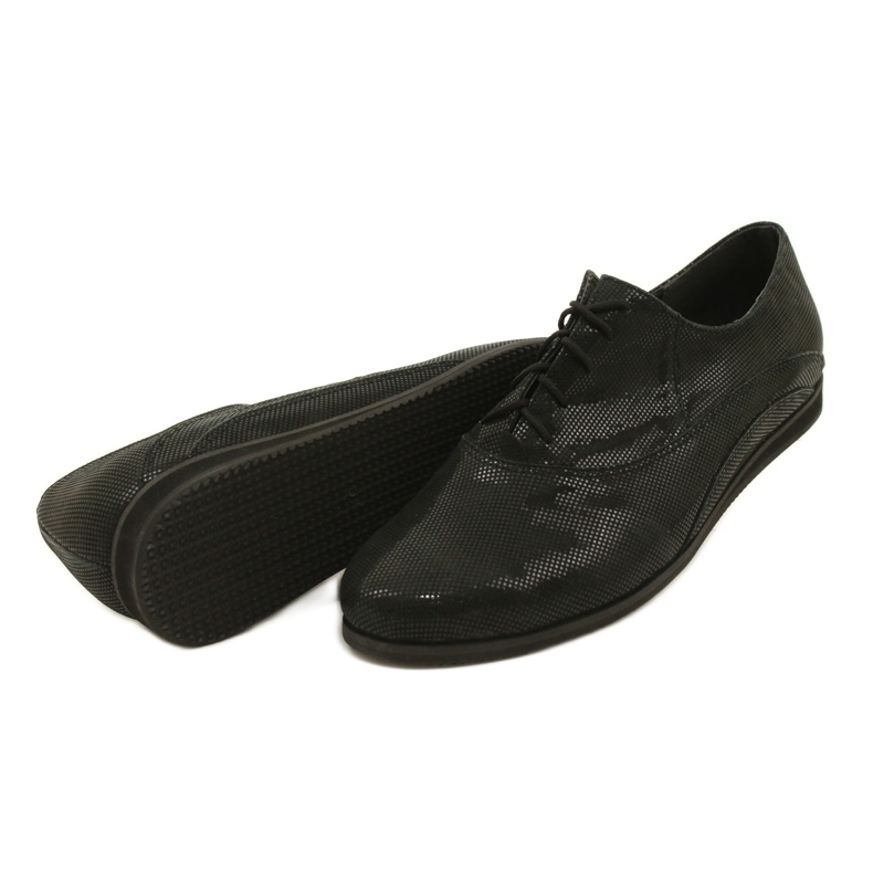 Scarpe nere di Angello Scarpe da donna legate in pois 303 nero 4