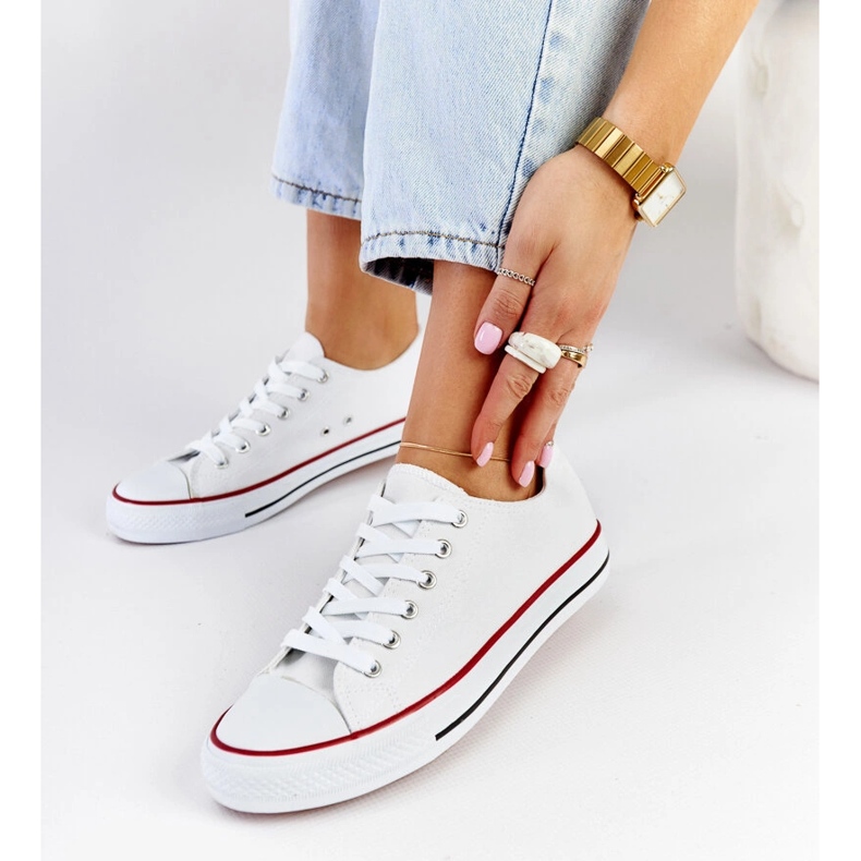 Sneakers Anthony in tessuto bianco bianca 1