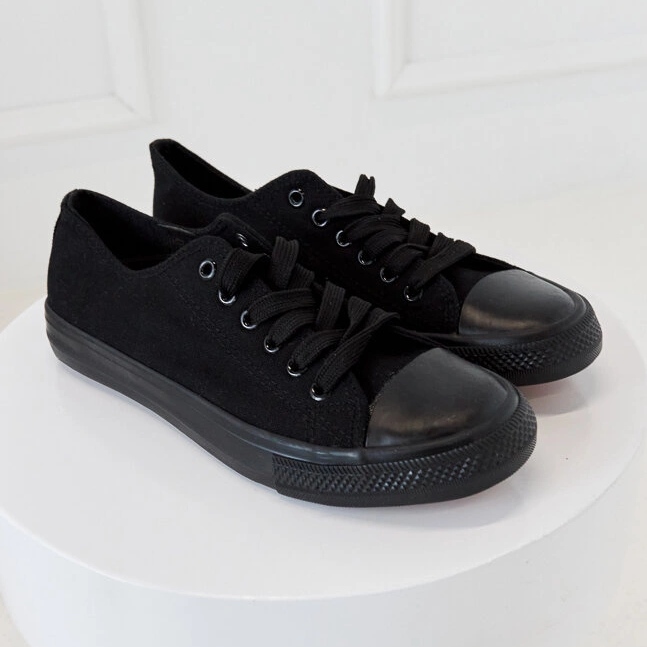 Scarpe da ginnastica da uomo Roope nere nero 1