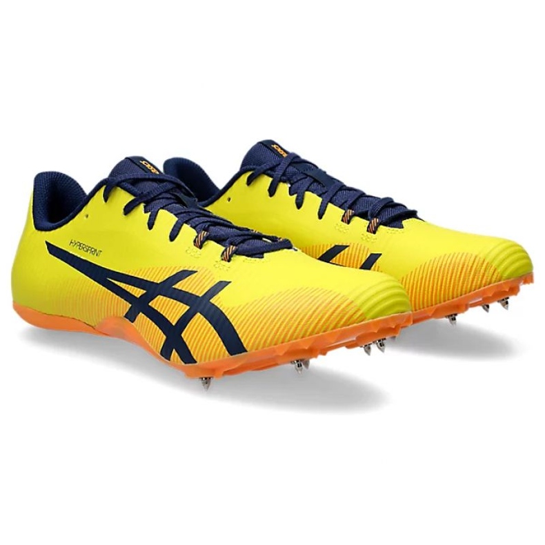 Scarpe Asics Hypersprint 8 chiodate 1093A197 750 giallo 1