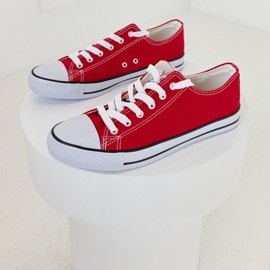 Sneakers classiche Mauer da uomo di colore rosso 1