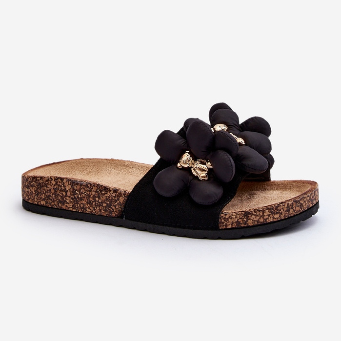 Infradito da donna con decorazioni Bunlia nere nero 1