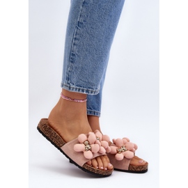 Infradito Da Donna Con Decorazioni, Bunlia Rosa 2