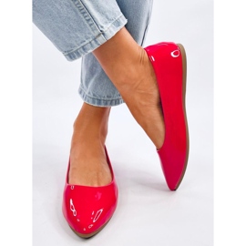 Xants Ballerine in vernice rossa rosso 2