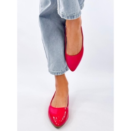Xants Ballerine in vernice rossa rosso 1