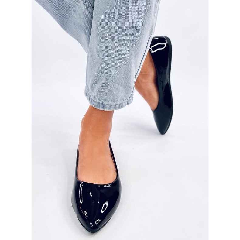 Xants Ballerine in vernice nera nero 1