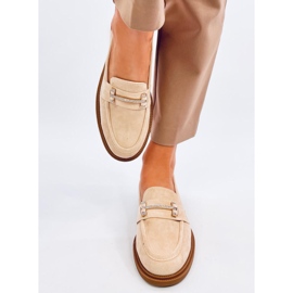 Mocassini da donna Ferdis Beige 1