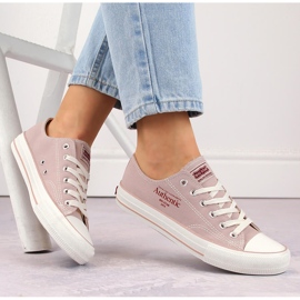 Sneakers stringate da donna Big Star NN274239 rosa 1
