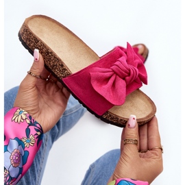 Infradito Da Donna Con Fiocco Fucsia Ezephira rosa 2