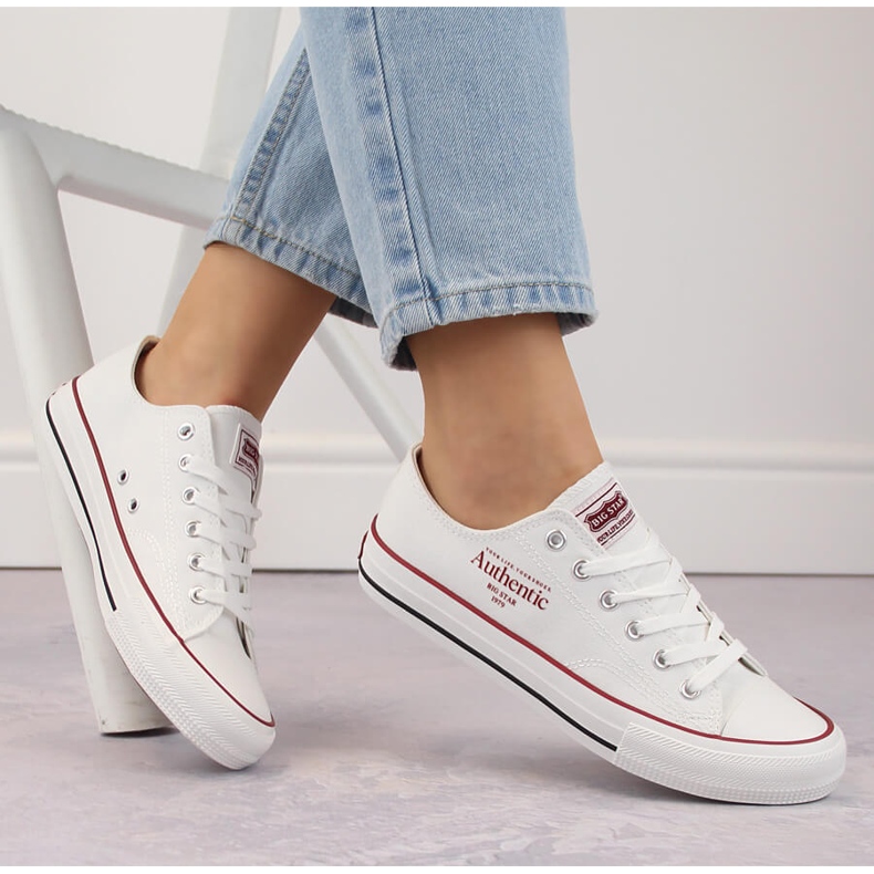 Sneakers stringate bianche Big Star NN274235 bianca 1