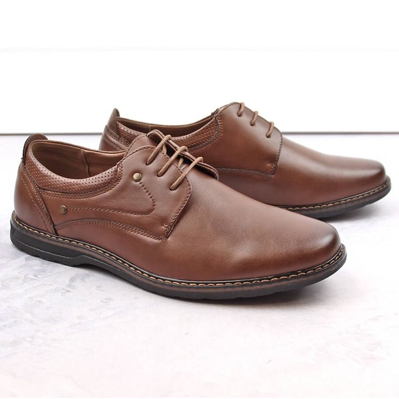 News Scarpe da uomo eleganti marroni Unisoft Collezione Uomo 4092 marrone 1