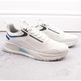 Scarpe sportive stringate bianche da uomo Big Star NN174374 bianco 1