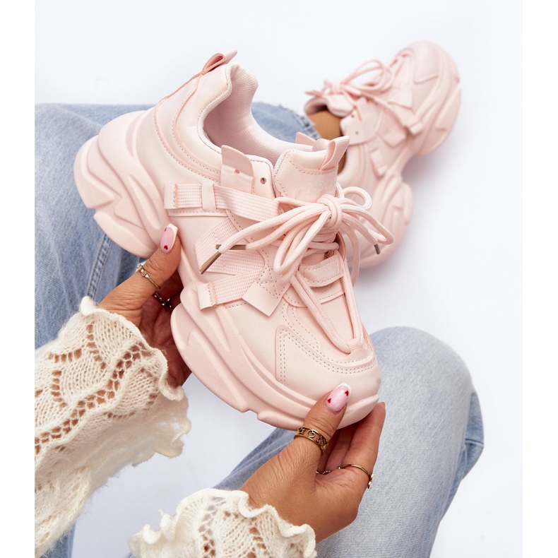 Sneakers Da Donna Con Suola Grossa, Windamella Rosa 2