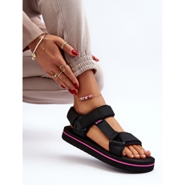 Sandali con plateau da donna Lee Cooper LCW-24-05-2751L Neri nero 1