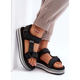 Sandali con plateau da donna Lee Cooper LCW-24-05-2753 Neri nero 2