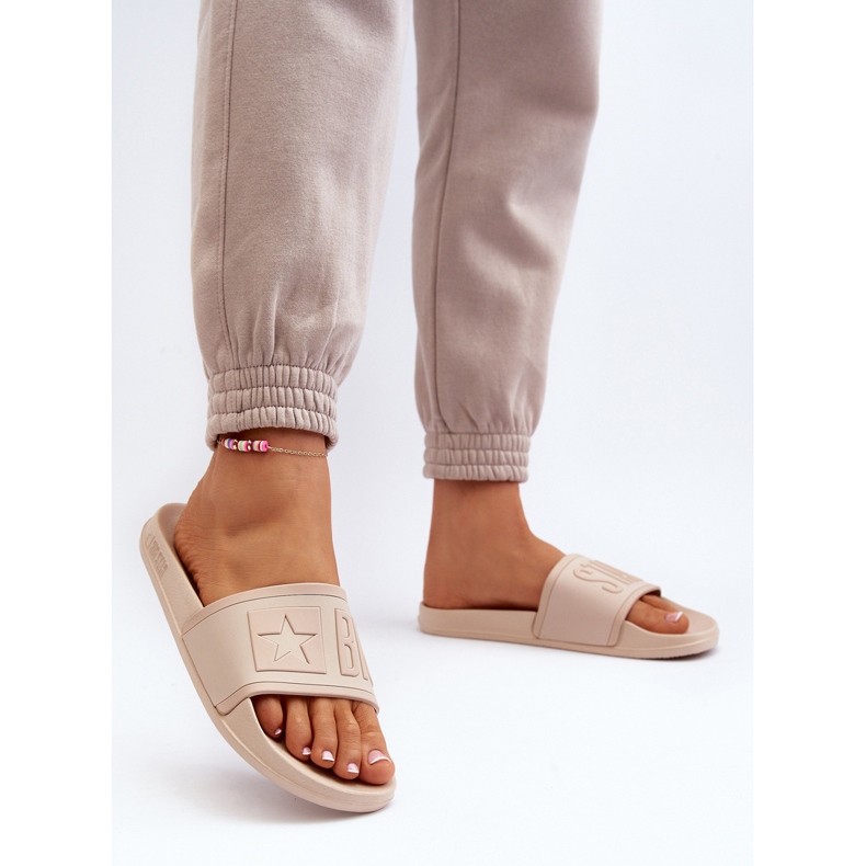 Infradito da donna Big Star NN274A645 Beige 2