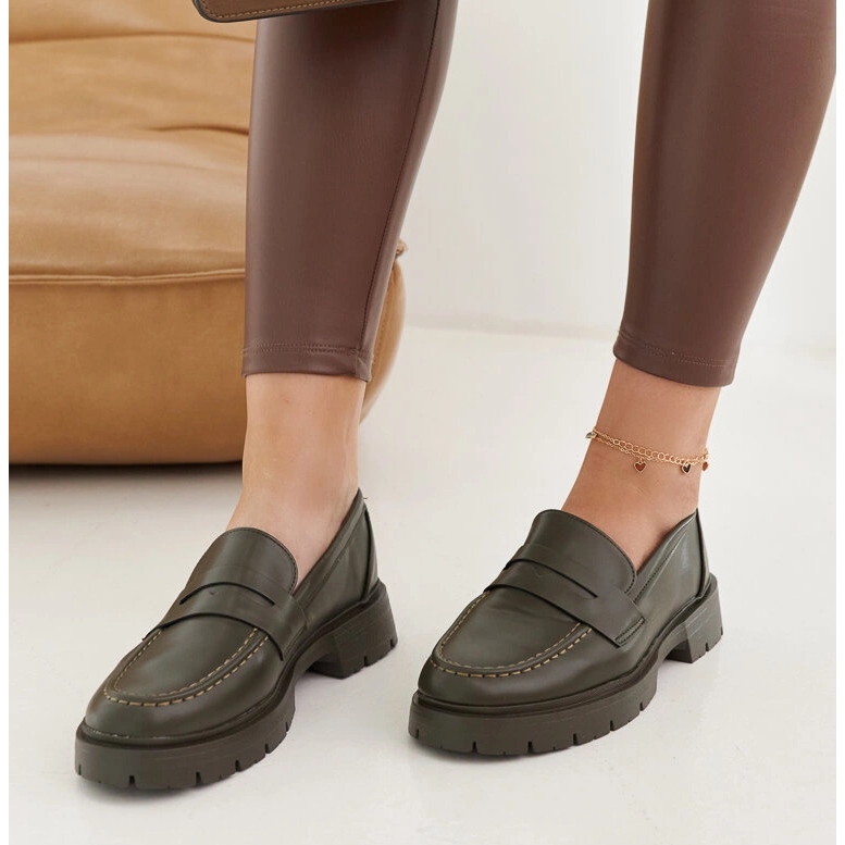 Mocassini Maybritt verdi verde 1