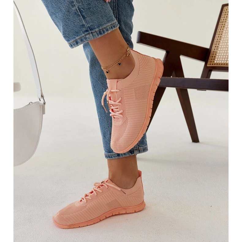 Sneakers in tessuto rosa di Erminio 2