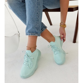 Scarpe da ginnastica sportive Roshni color menta verde 1