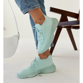Scarpe da ginnastica sportive Roshni color menta verde 2
