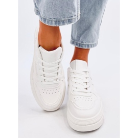 Scarpe da ginnastica da donna Miamis All White bianco 1