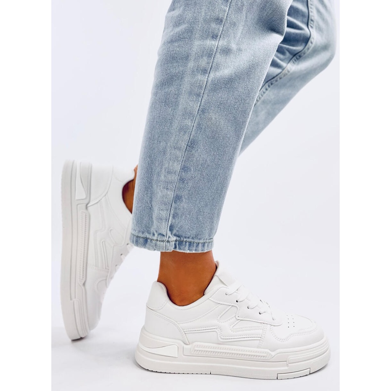 Scarpe da ginnastica da donna Miamis All White bianca 2