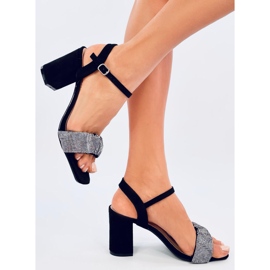Sandali con tacco alto Dash Black nero 1