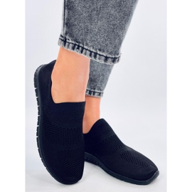 Colonne Scarpe da ginnastica a calzino nere nero 1